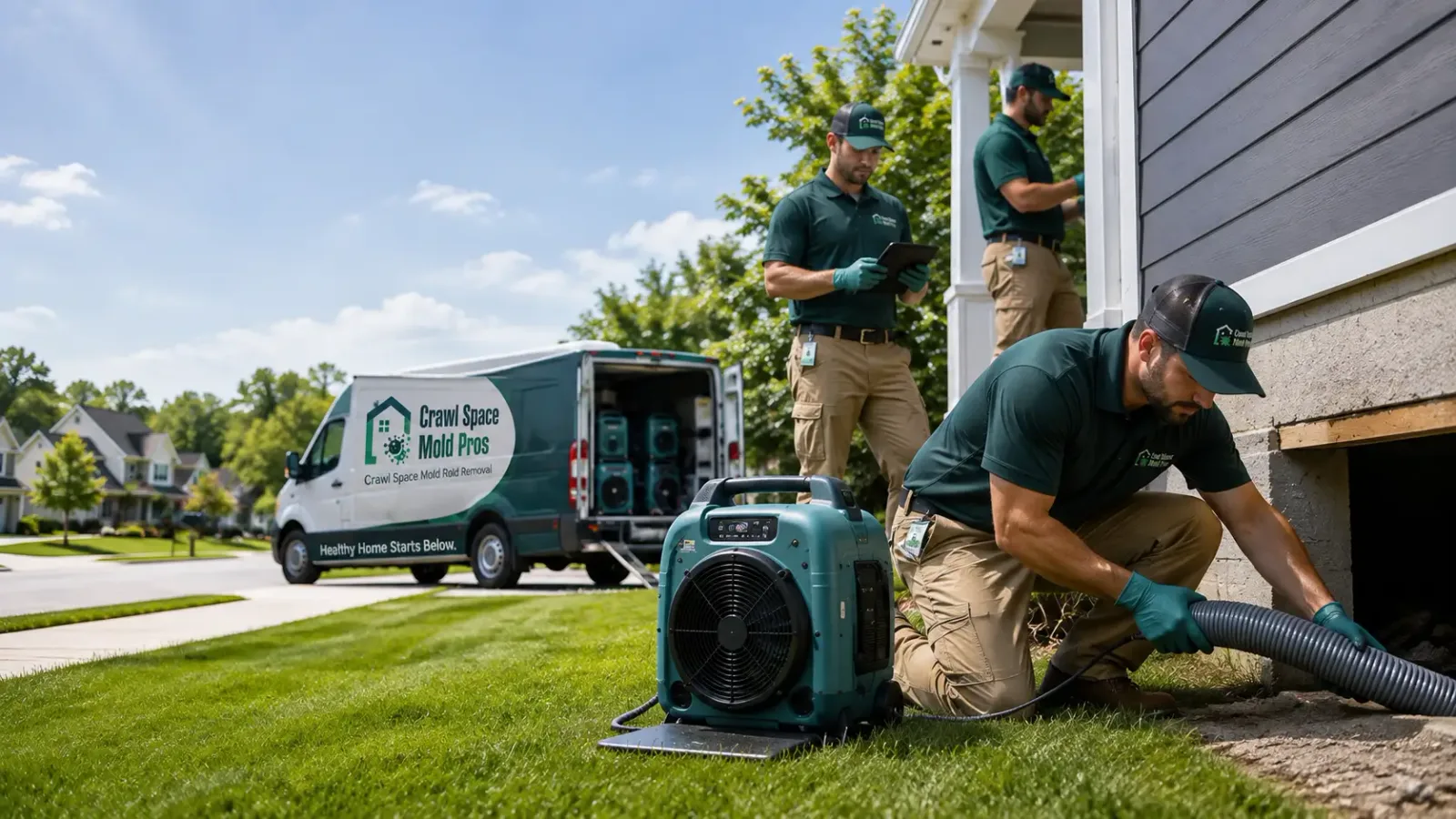 Crawl Space Mold Removal in Medway, ME
